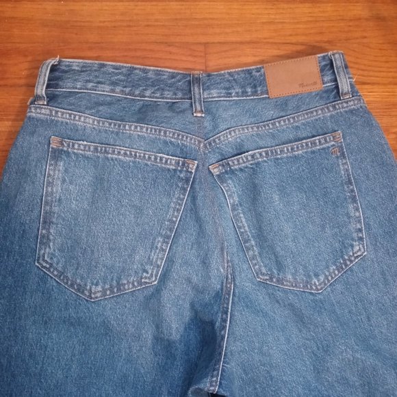 MADEWELL curvy low-slung straight jeans in palmina wash (sz29) - Picture 11 of 16